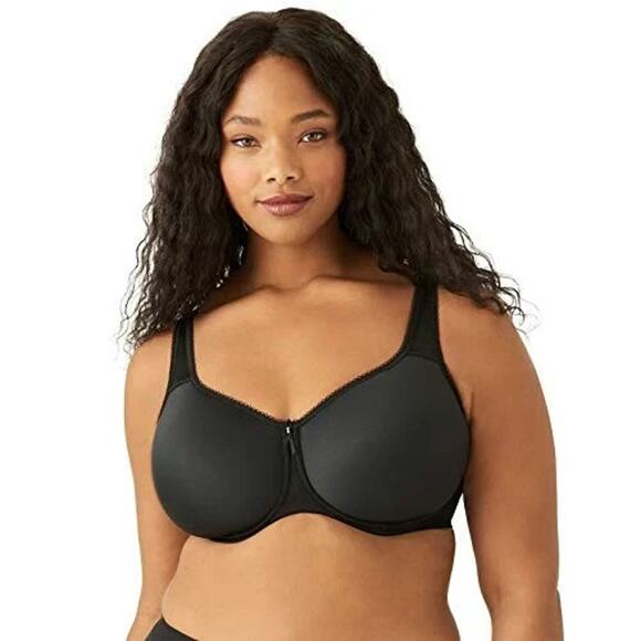 Wacoal Basic Beauty Spacer Underwire T-Shirt Bra, Black, Size 38DDD 0287 - Picture 1 of 4